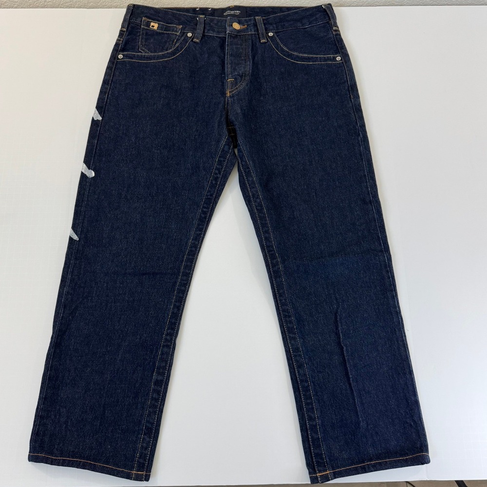 Scotch & Soda Amsterdams Blauw Vernon X Organic Cotton Indigo Jeans Mens W31 L32